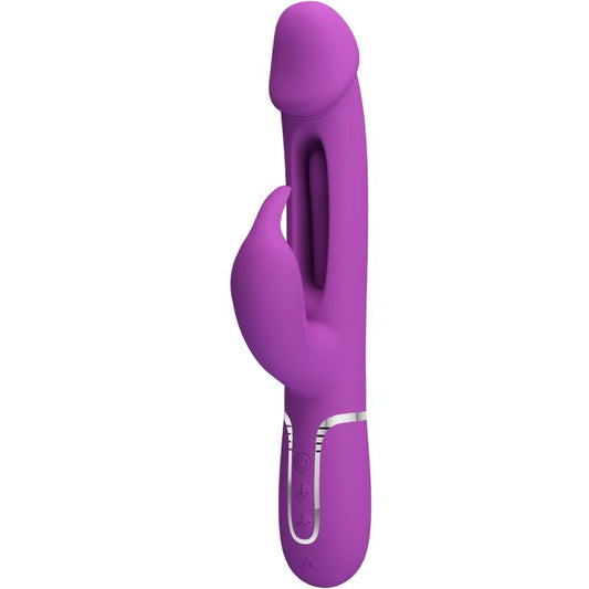 PRETTY LOVE - KAMPAS 3 IN 1 MULTIFUNKTIONS-RABBIT-VIBRATOR LILA - Sexotim