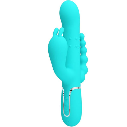 PRETTY LOVE - CAMMY 4 IN 1 MULTIFUNKTIONS-DREIFACHER RABBIT-VIBRATOR BLAU - Sexotim