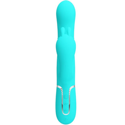 PRETTY LOVE - CAMMY 4 IN 1 MULTIFUNKTIONS-DREIFACHER RABBIT-VIBRATOR TÜRKIS - Sexotim