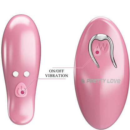 PRETTY LOVE - CAILEY NIPPELKLEMMEN 10 VIBRATIONEN FERNBEDIENUNG ROSA - Sexotim