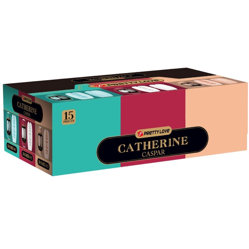 PRETTY LOVE - CASPAR PACK 15 VERSCHIEDENE MÄNNLICHE MASTRUBATOREN - Sexotim