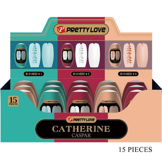 PRETTY LOVE - CASPAR PACK 15 VERSCHIEDENE MÄNNLICHE MASTRUBATOREN - Sexotim