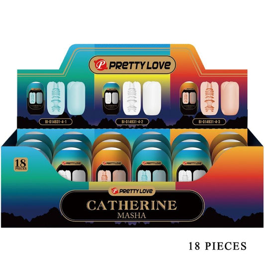 PRETTY LOVE - MASHA PACK 18 VERSCHIEDENE MÄNNLICHE MASTRUBATOREN - Sexotim