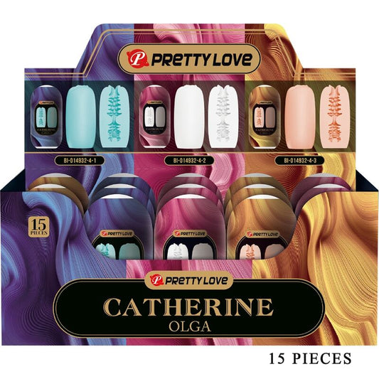 PRETTY LOVE - OLGA PACK 15 VERSCHIEDENE MÄNNLICHE MASTRUBATOREN - Sexotim