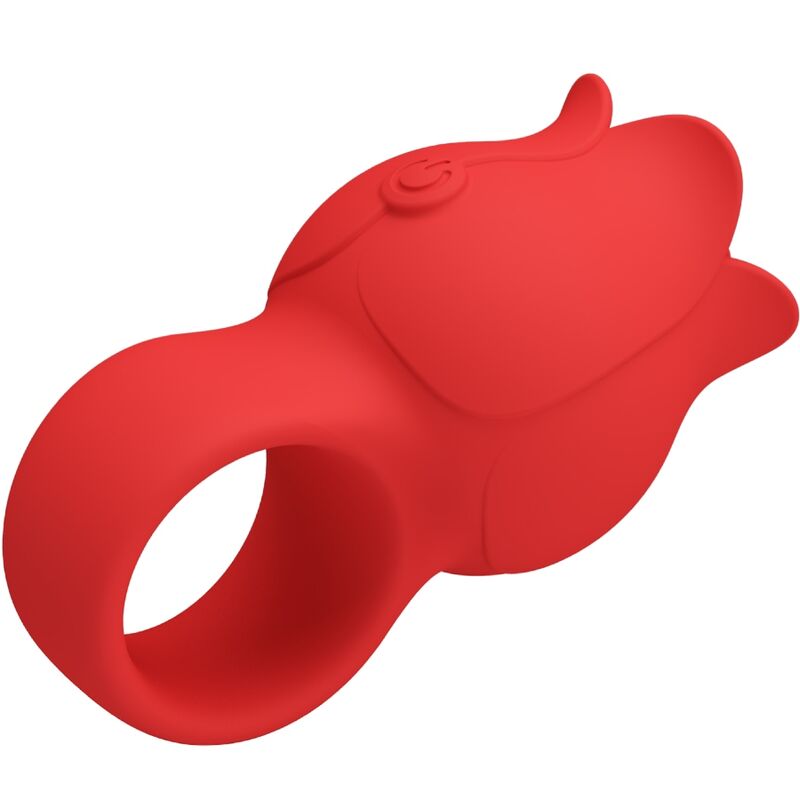 PRETTY LOVE - JAE ROSE FÖRMIGER FINGERVIBRATOR 10 VIBRATIONEN ROT - Sexotim