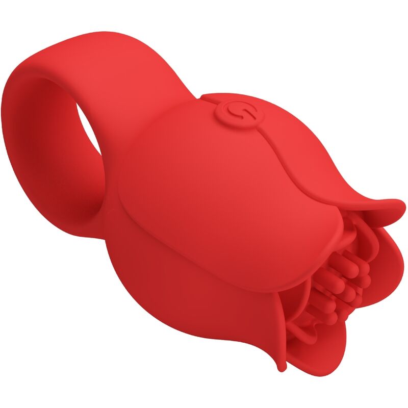 PRETTY LOVE - JAE ROSE FÖRMIGER FINGERVIBRATOR 10 VIBRATIONEN ROT - Sexotim