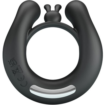 PRETTY LOVE - DAHLIA VIBRATIONSRING + KLITORISSTIMULATOR 12 VIBRATIONEN SCHWARZ - Sexotim