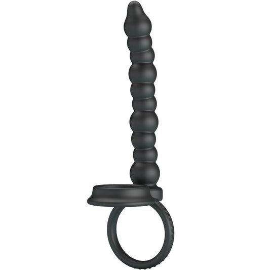 PRETTY LOVE - DILLION DOPPELTE PENETRATION COCK RING SCHWARZ - Sexotim