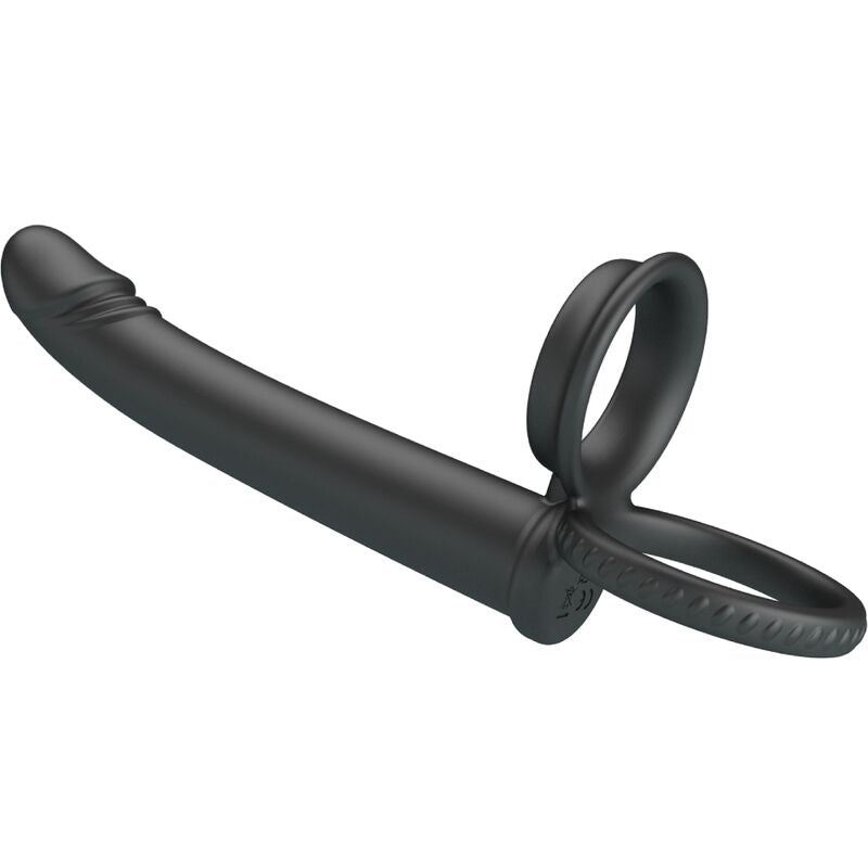PRETTY LOVE - DILLION DOPPELTE PENETRATION DOPPELTER COCKRING SCHWARZ - Sexotim