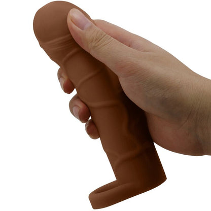 PRETTY LOVE - BUNION PENIS SLEEVE MIT 2,5 CM VERLÄNGERUNG MULATTE - Sexotim