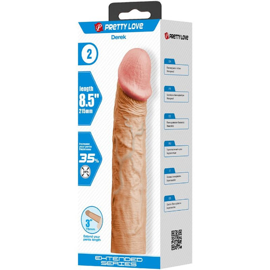 PRETTY LOVE - DEREK PENISHÜLLE MIT 7,6 CM VERLÄNGERUNG - Sexotim