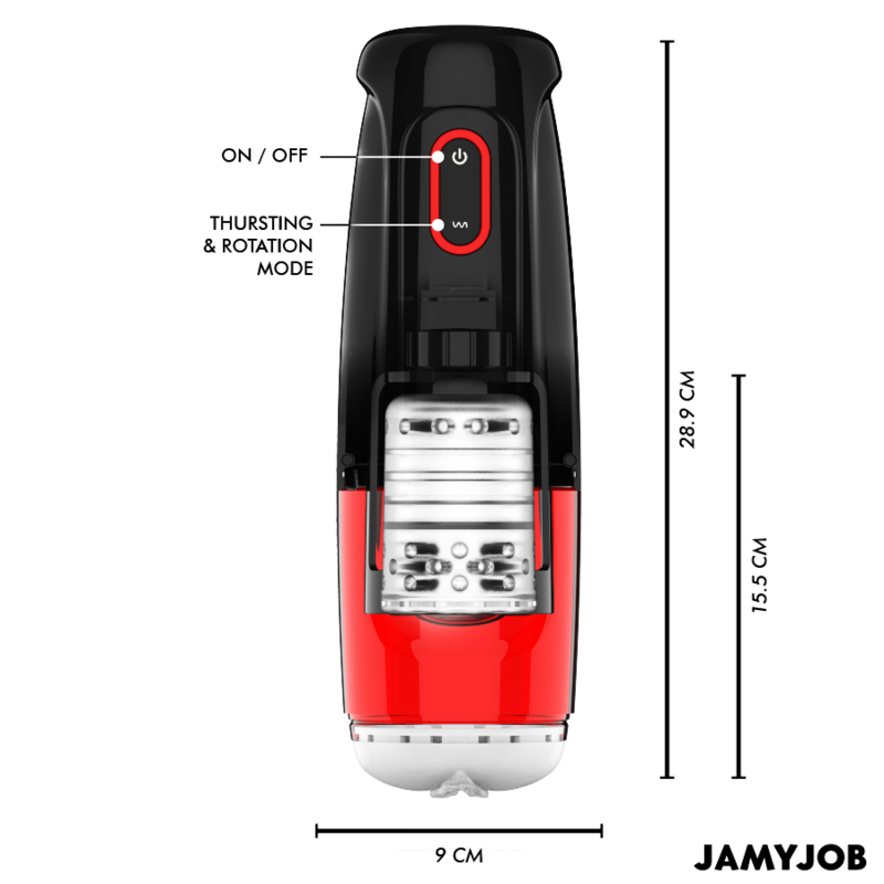 JAMYJOB - STORM AUTOMATISCHER VAGINA-MASTURBATOR 10 ROTATIONS- UND STOSSMODI - Sexotim