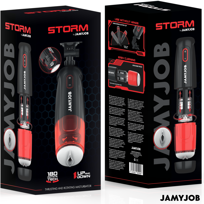 JAMYJOB - STORM AUTOMATISCHER VAGINA-MASTURBATOR 10 ROTATIONS- UND STOSSMODI - Sexotim