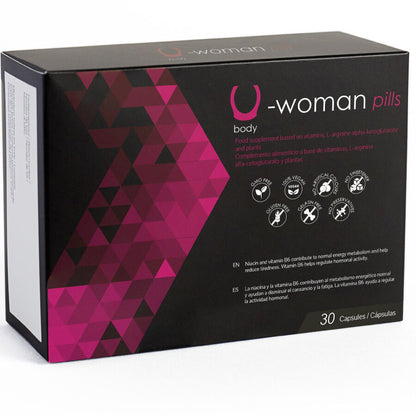 500 COSMETICS - U-WOMAN STEIGERT DIE LIBIDO DER FRAU - 30 KAPSELN - Sexotim
