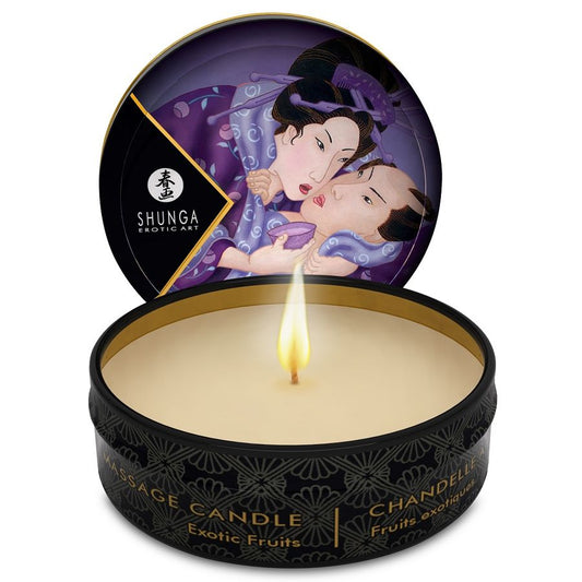 SHUNGA - MINI CARESS BY CANDELIGHT EXOTISCHE FRUCHTMASSAGEKERZE 30 ML - Sexotim