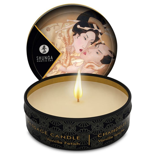 SHUNGA - MINI CARESS BY CANDELIGHT VANILLE MASSAGEKERZE 30 ML - Sexotim