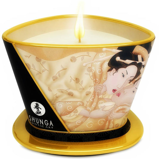 SHUNGA - MINI CARESS BY CANDELIGHT VANILLE MASSAGEKERZE 170 ML - Sexotim