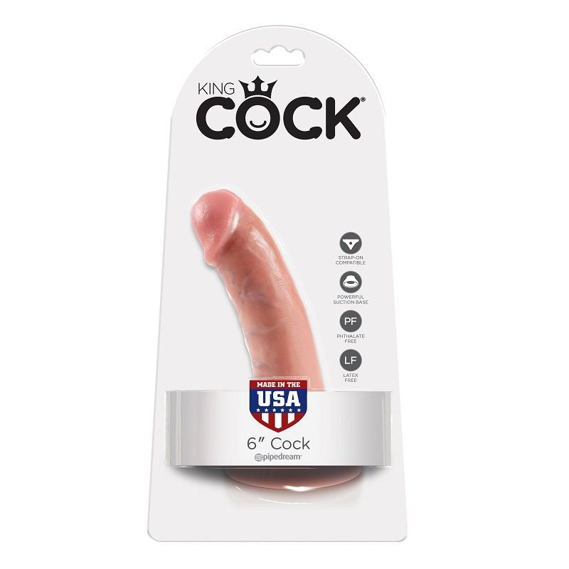 KING COCK - 6 HAHNFLEISCH 15.2 CM - Sexotim