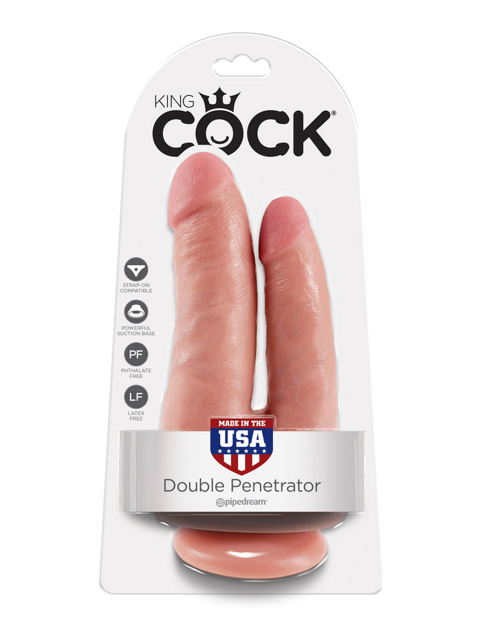 KING COCK - DOUBLE PENETRATOR FLEISCH - Sexotim