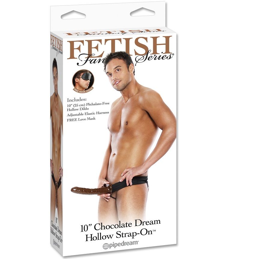 FETISH FANTASY SERIES - CHOCOLATE DREAM HOHL STRAP-ON - Sexotim
