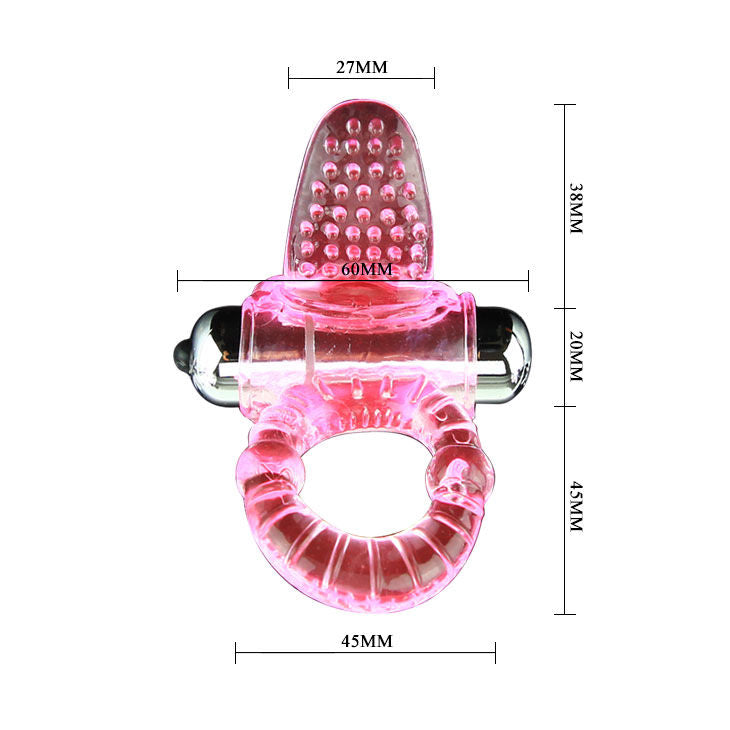 BAILE - SWEET ABS 10 RHYTHMS RING ROSA VIBRATOR PENISRING - Sexotim