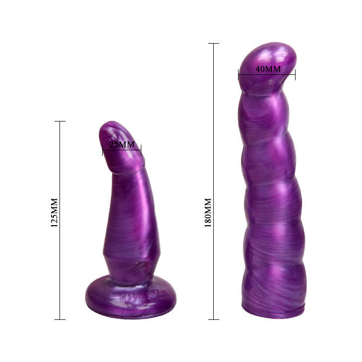 BAILE - WEIBLICHES ANAL UND VAGINALGESCHIRR FLIEDER G-PUNKT 17 CM - Sexotim