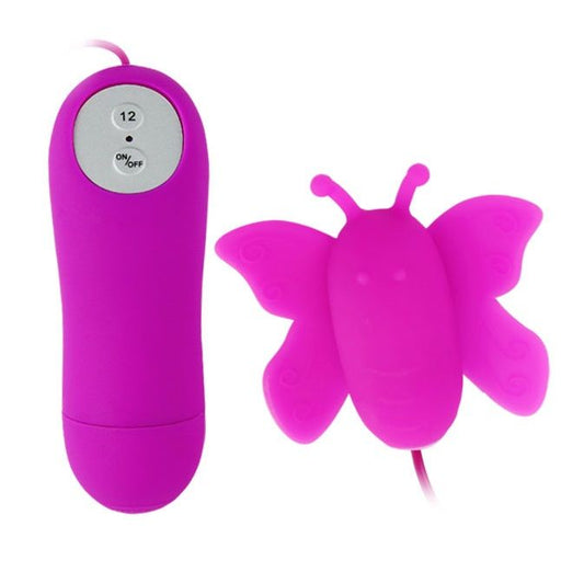 BAILE - LOVE EGGS BUTTERFLY CLITORIS STIMULATOR 12 GESCHWINDIGKEITEN LILA FERNBEDIENUNG - Sexotim