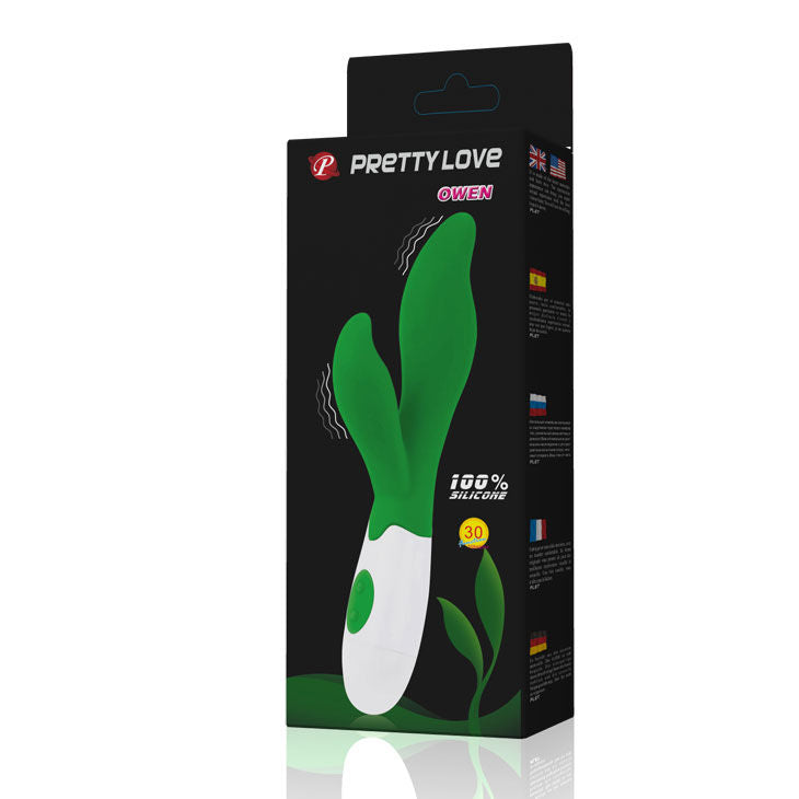 PRETTY LOVE - FLIRTATION OWEN GREEN VIBRATOR - Sexotim