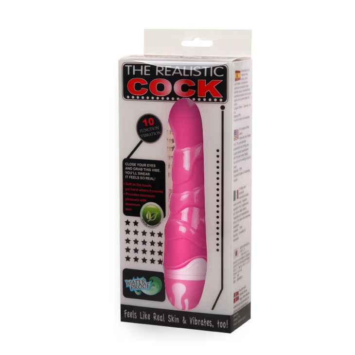 BAILE - DER REALISTISCHEN HAHN ROSA 21.8 CM - Sexotim