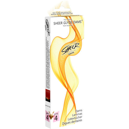 SHEER GLYDE - DAMS LAMINAS LATEX ORALSEX ERDBEERE - Sexotim