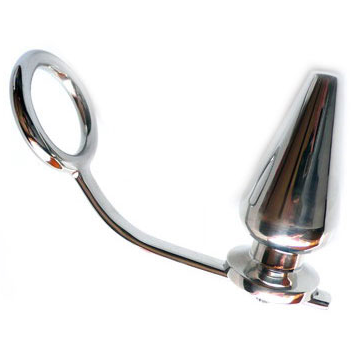 METAL HARD - STAHLRING MIT ANALPLUG, 45X50 MM - Sexotim