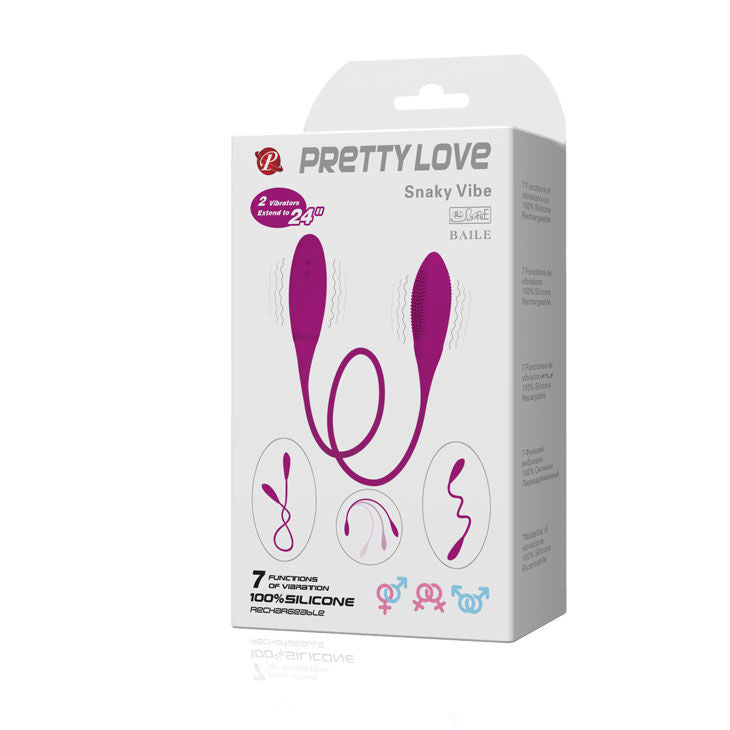 PRETTY LOVE - SNAKY DELUXE VIBRATOR 7 V - Sexotim