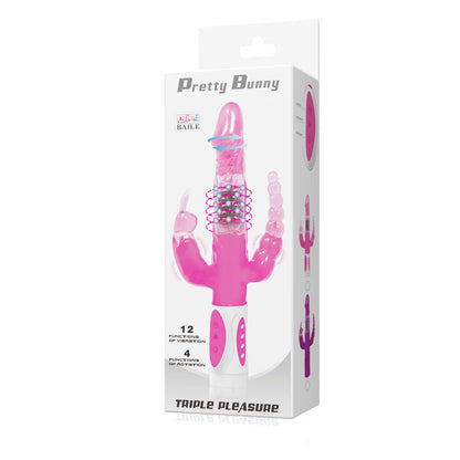 BAILE - PRETTY BUNNY DREIFACHER VIBRATOR ROTATOR - Sexotim