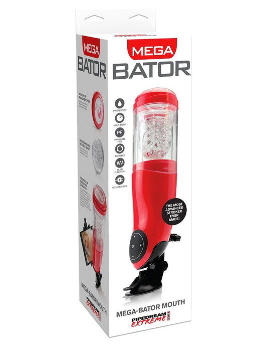 EXTREME TOYZ - PDX MEGA BATOR USB MÄNNLICHER MASTURBATOR MUND ROT - Sexotim