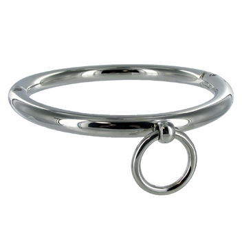 METAL HARD - BDSM-HALSKETTE MIT RING 18CM - Sexotim