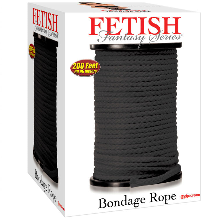 FETISH FANTASY SERIES - BONDAGESEIL SCHWARZ 60,96 METER - Sexotim