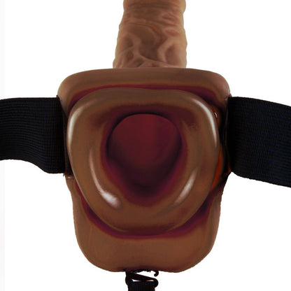 FETISH FANTASY SERIES - 9 HOHL STRAP-ON MIT BLLEN 22,9 CM BRAUN - Sexotim