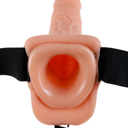 FETISH FANTASY SERIES - 9 HOHL STRAP-ON MIT BLLEN 22,9 CM FLEISCH - Sexotim