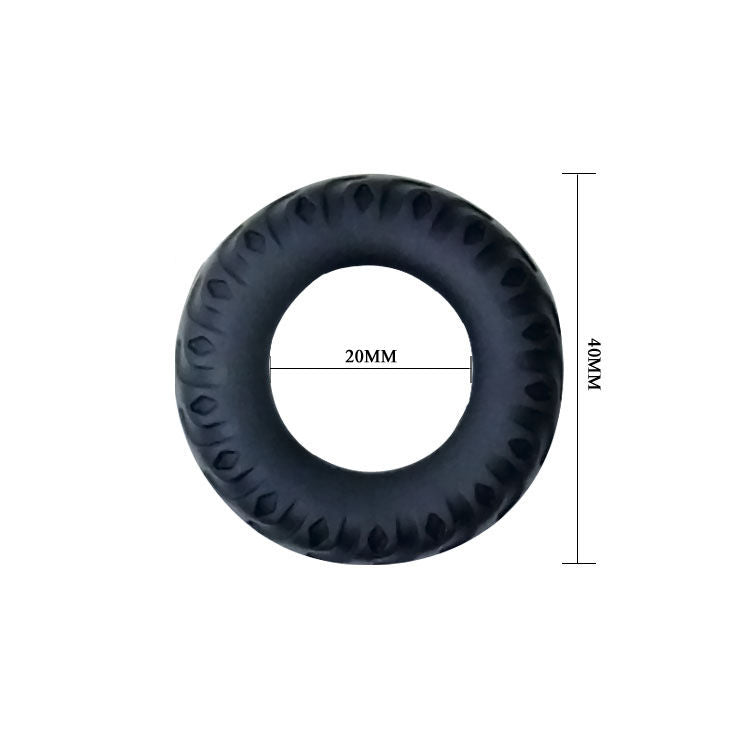 BAILE - TITAN COCKRING SCHWARZ GRÜN 2 CM - Sexotim