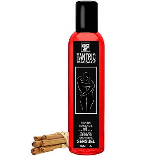 EROS-ART - NATÜRLICHES TANTRISCHES MASSAGEÖL UND APHRODISIAKUM ZIMT 30 ML - Sexotim