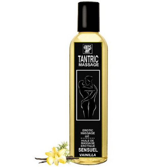 EROS-ART - NATÜRLICHES TANTRISCHES MASSAGEÖL UND APHRODISIAKUM VANILLE 30 ML - Sexotim