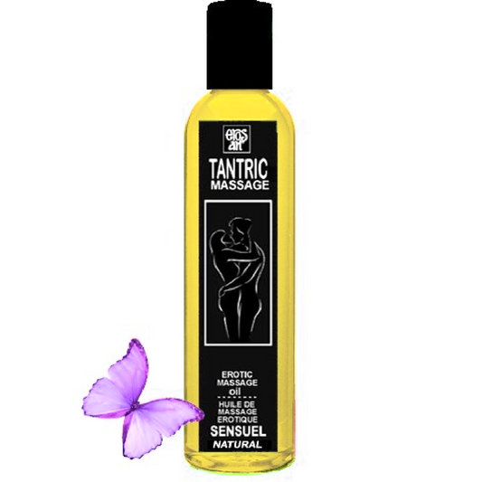 EROS-ART - NATÜRLICHES TANTRISCHES MASSAGEÖL UND NEUTRALES APHRODISIAKUM 200 ML - Sexotim