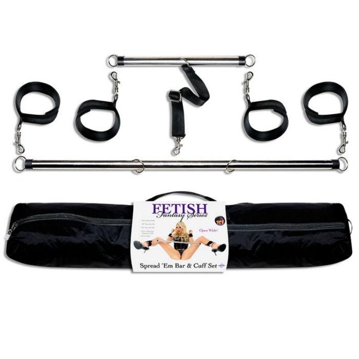 FETISH FANTASY SERIES - SPREAD EM STANGEN- UND CUFF-SET - Sexotim