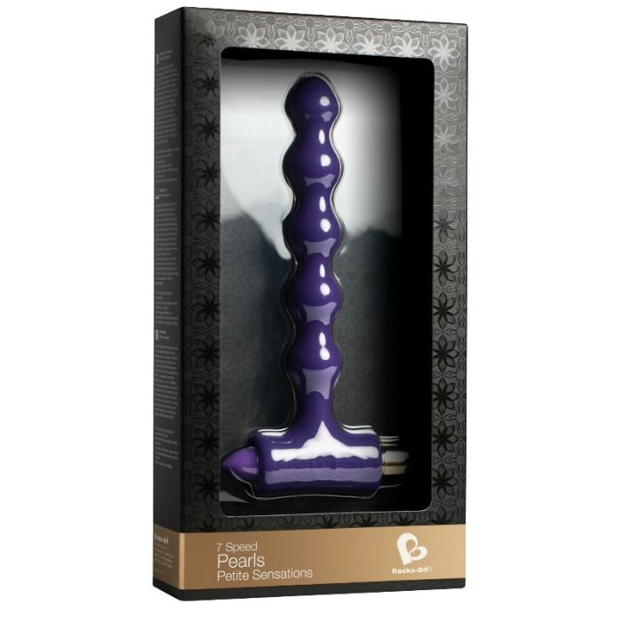 ROCKS-OFF - ANALPLUG MIT VIBRATION UND RIVERLES PETITE SENSATIONS PERLEN - Sexotim