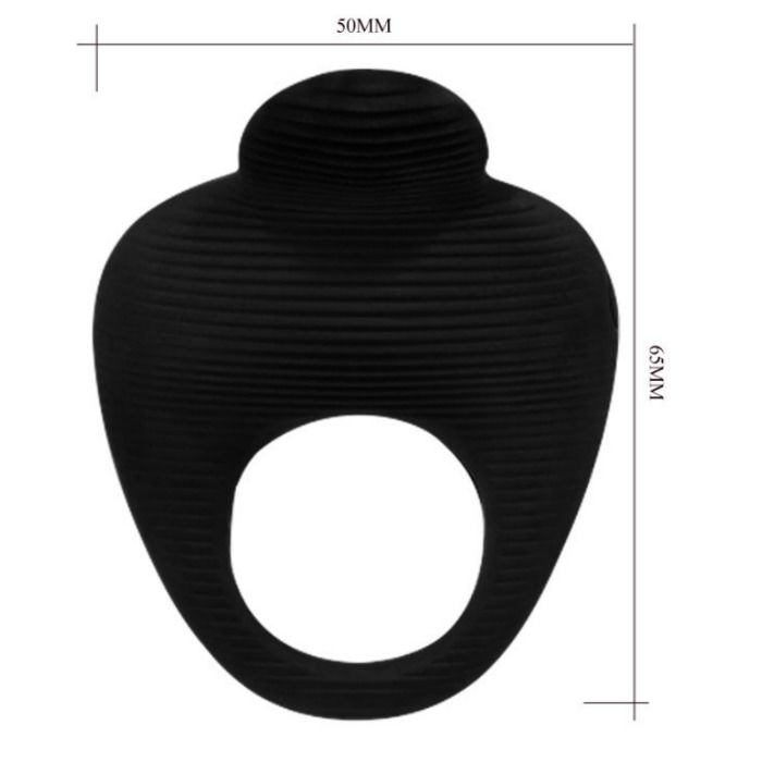 PRETTY LOVE - THIMBLE VIBRATORRING SCHWARZ - Sexotim