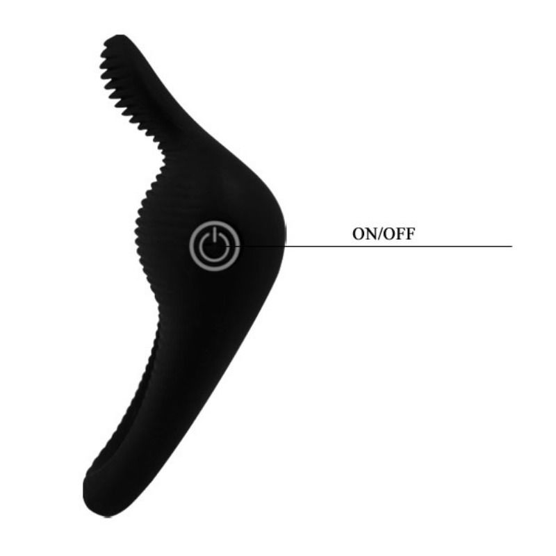 PRETTY LOVE - THIMBLE VIBRATORRING SCHWARZ - Sexotim