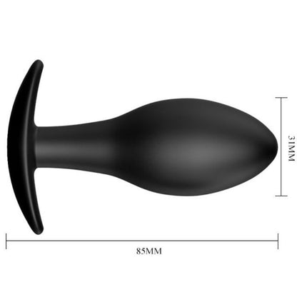 PRETTY LOVE - ANAL PLUG SILIKONANKER 8.5 CM SCHWARZ - Sexotim