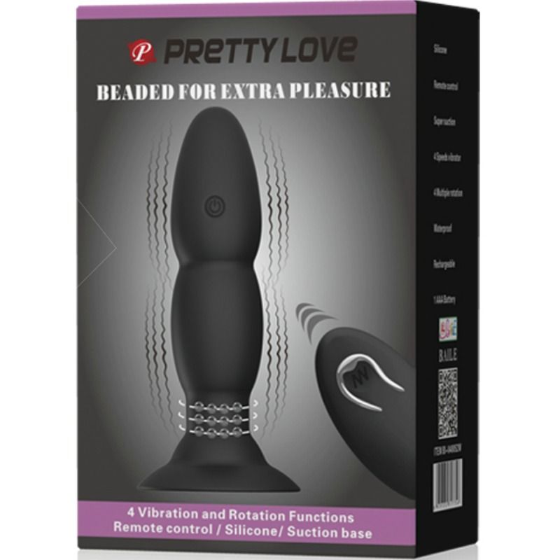 PRETTY LOVE - PLUG VIBRATOR UND ROTATION DURCH FERNBEDIENUNG - Sexotim