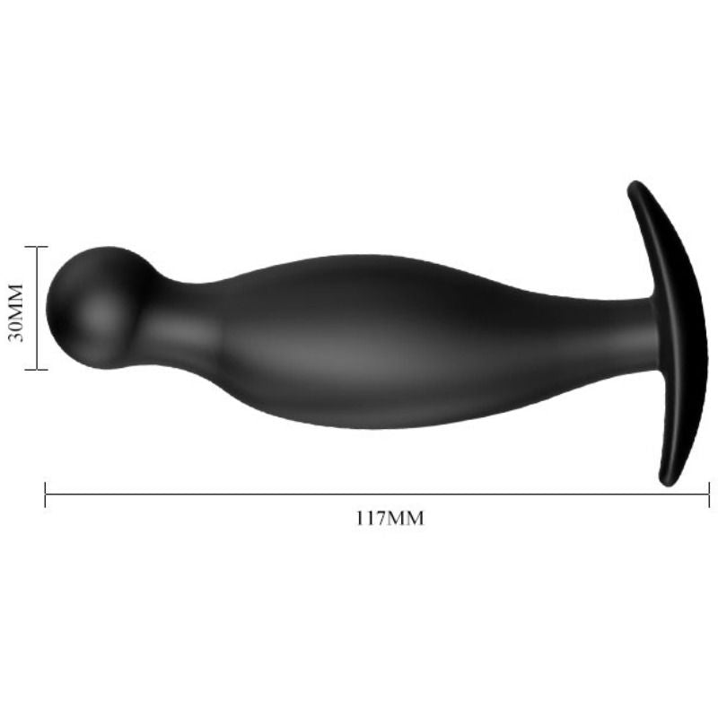 PRETTY LOVE - SILIKON ANALPLUG 11.7 CM SCHWARZ - Sexotim