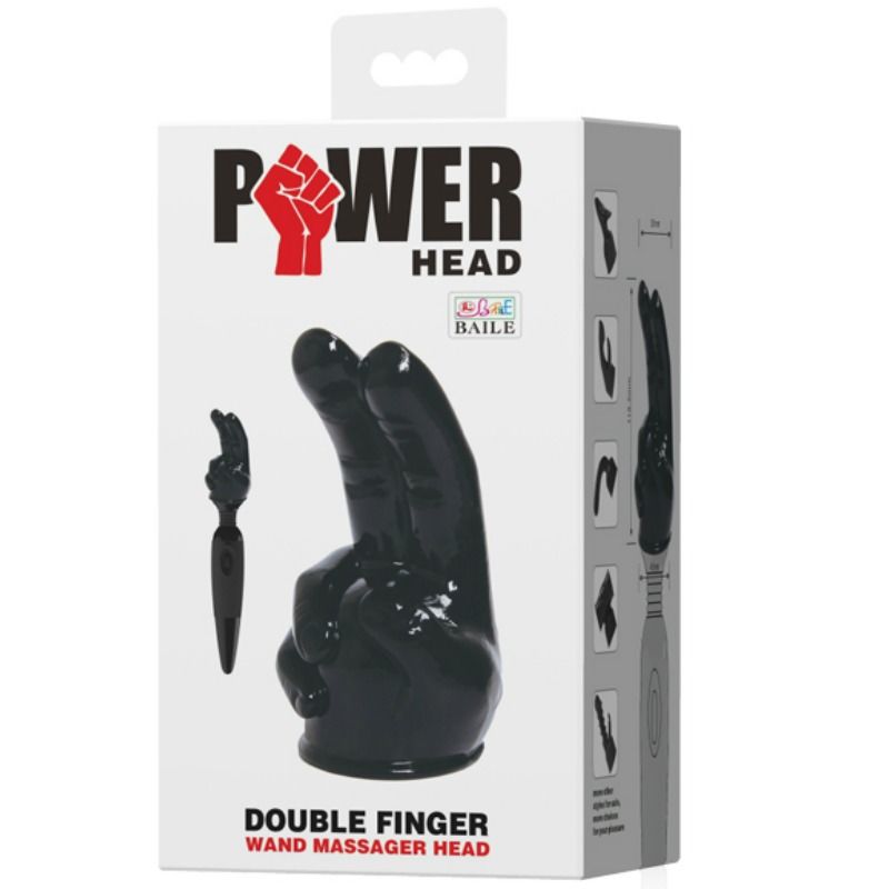 BAILE - POWER HEADAUSWECHSELBARER KOPF FÜR HANDDESIGN MASSAGER - Sexotim